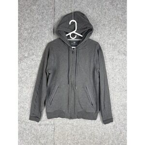 Mack Weldon Hoodie Mens Medium Gray Full Zip Jacket Pockets Soft Stretch Comfort